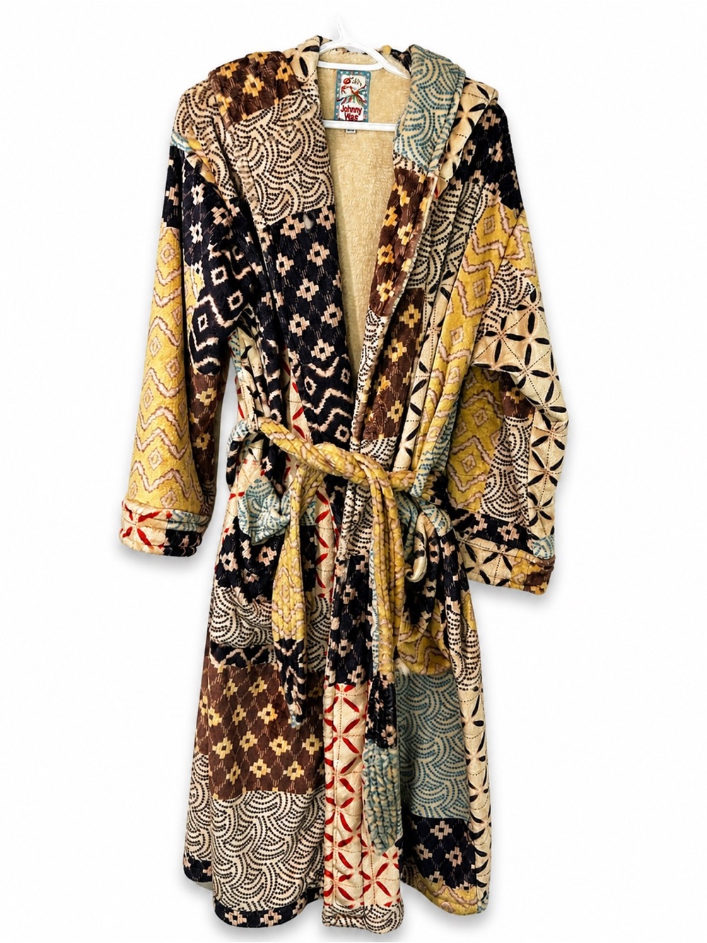 Johnny Was Sherpa Hooded Robe